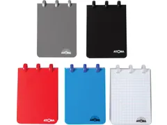 notitieboekje ft A7, geruit 5mm assorti kleuren