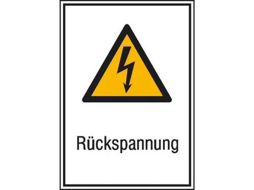 waarschuwings-combibord,v. binnen/buiten,Externe spanning,PVC