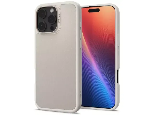 Spigen Cyrill Kajuk MagSafe iPhone 16 Pro Max hoes beige