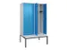 locker voor scheiding van kleding,HxBxD 2120x1200x815mm,4vak