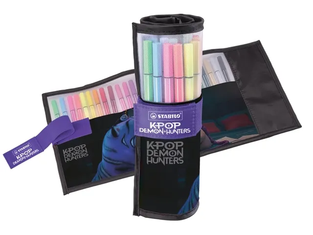 Feutre STABILO Pen 68 K-Pop Demon Hunters set rouleau 25 pièces