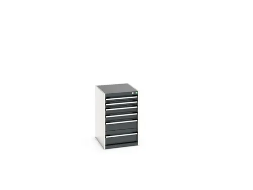 ladekast HxBxD 800x525x650mm 6laden romp RAL7035 front RAL7016