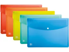 Urban documentenmap met drukknopsluiting A5 PP