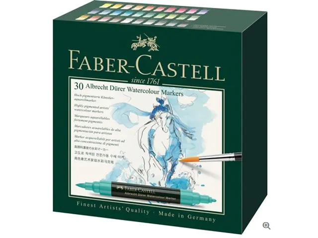 Aquarel marker Faber Castell Albrecht Dürer doos a 30 stuks