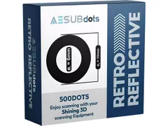 AESUBdots retro reflecterende referentiepunten 6 mm 500 stuks