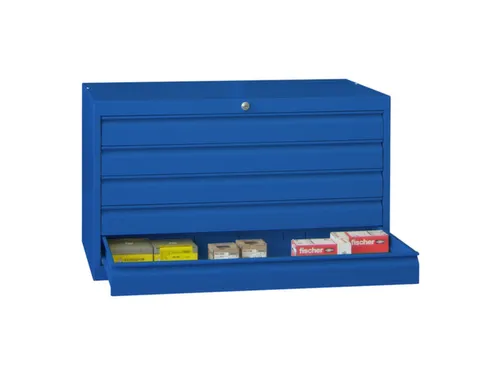 ladekast HxBxD 1200x715x600mm 8laden slot RAL7035 front RAL7035