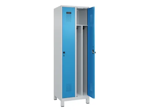 locker voor scheiding van kleding,HxBxD 1950x600x500mm,2vak