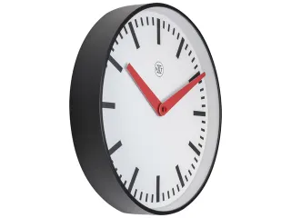 Stationsklok - 25.5cm - Stille wandklok - Wit - nXt by NeXtime - "Newc - 7