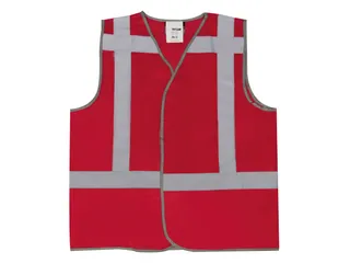 M-Wear 0178 verkeersvest RWS Fluo Rood Maat 3XL/4XL - 1
