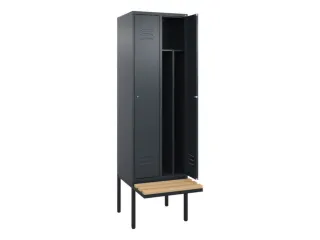 locker voor scheiding van kleding,HxBxD 2120x600x815mm,2vak - 2