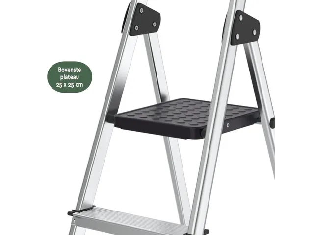 Escabeau aluminium 5 marches SL500 argent