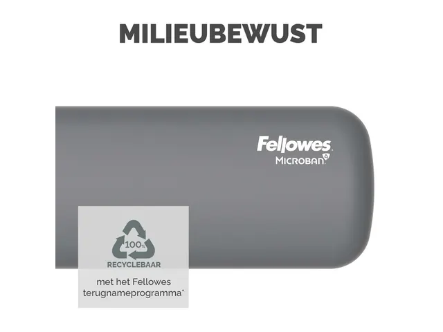 Polssteun Fellowes Breyta compact grijs 6x32cm