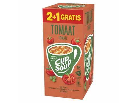 Cup a Soup Knorr tomaat 175ml 2+1 Gratis