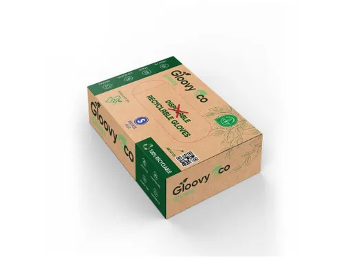 Gloovy Eco Duurzame Hygiëne Handschoen Blauw Maat S 20x100 stuks
