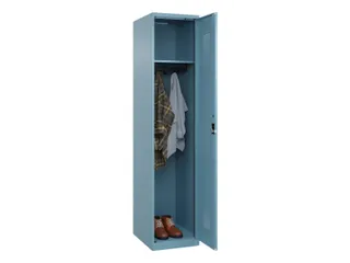 locker,HxBxD 1850x400x500mm,1vak,vak B 400mm,cil.-slot,staand op vloer - 1