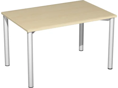 multifunctionele tafel 720x1600x800mm rechthoekig 4-voeten RAL9006