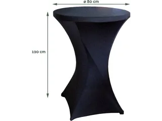 Statafelrok Zwart Diameter 80 Cm - 3