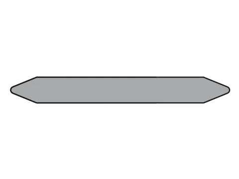 Brother LTZ1A012FPIP, Grijs, 150 mm, 12 mm, 950 stuk(s)