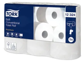 Tork 12324 Premium Toiletpapier Rol T4 2-Laags 396 vel Wit - 3