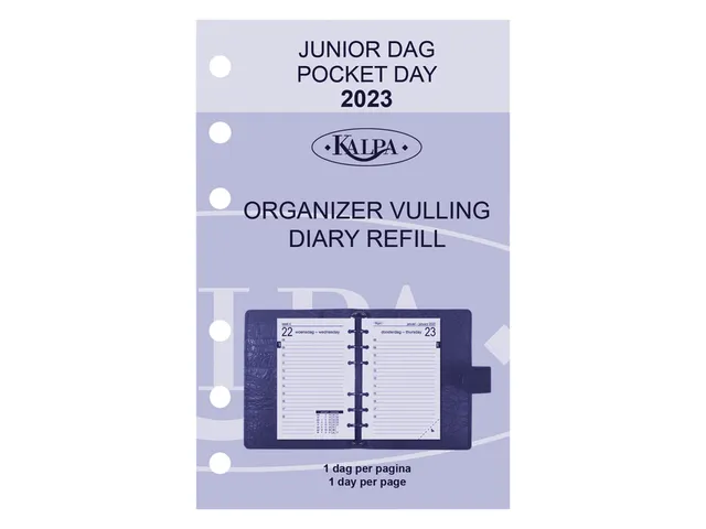 Agendavulling 2027 Kalpa Pocket 1dag/1pagina