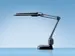 Bureaulamp Hansa met spaarlamp Ecostar zwart