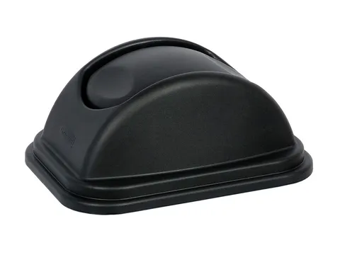 Swing top B Zwart, Rubbermaid