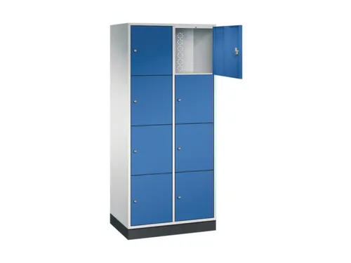 grootvolume-lockersysteem,RAL 7035/RAL 5010,HxBxD 1950x820x500mm