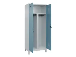 PBM-locker,HxBxD 1950x800x500mm,2vak,vak B 400mm,draaigrendel