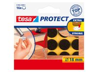 Beschermvilt Tesa antikras 57892 18mm rond bruin