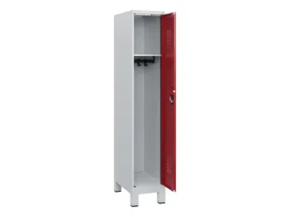 schoollocker,HxBxD 1630x300x500mm,1vak,vak B 300mm,cil.-slot,voeten - 1