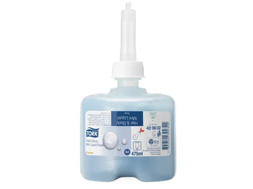 Tork Premium S2 Vloeibare Zeep Mini Douche Hair & Body 475ml