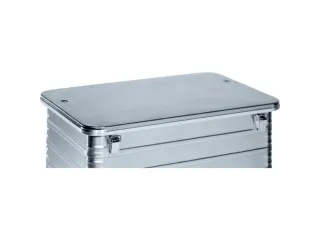scharnierdeksel,v. kratwagen,LxB 1050x690mm,deksel m. band,2sluitingen - 2
