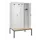 locker met bank,voor scheiding van kleding,HxBxD 2120x1200x815mm,4vak