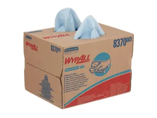 WypAll 8370 doek X60 Hydroknit 1-laags blauw draagdoos - 2