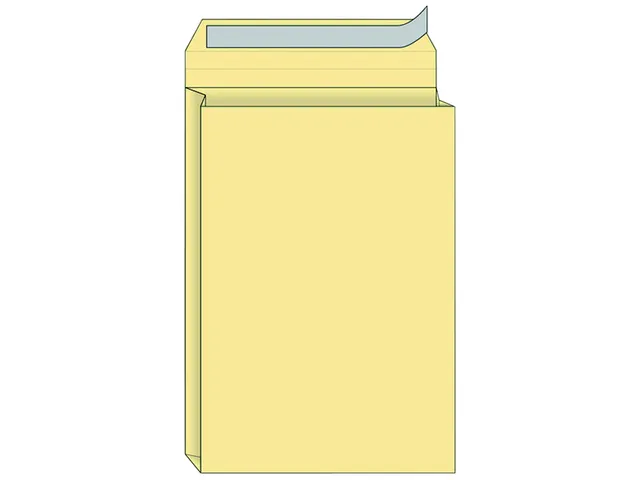 Envelop Quantore Monsterzak 262x371x38mm 170gr Zelfklevend Creme