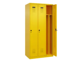 locker voor scheiding van kleding,HxBxD 1850x900x500mm,3vak - 1