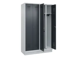 locker voor scheiding van kleding,HxBxD 1950x1200x500mm,4vak - 1