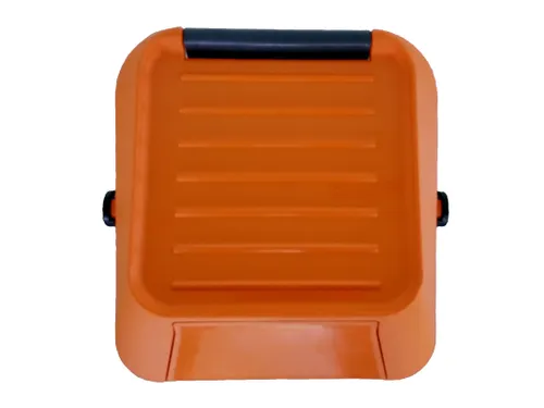 Easymax Afvalbak 35 Liter Grijs Oranje