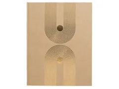 Gastenboek Exacompta Graphik 270x220mm blanco kraft