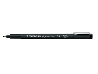 Fineliner Staedtler Pigment 308 zwart 0.3mm - 2