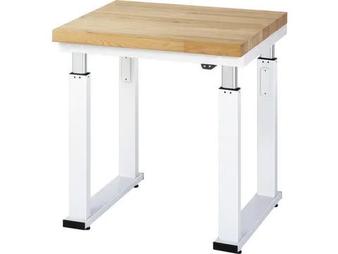 Werkbank elektrisch hoogte verstelbaar 740-1040x750x700mm beukblad