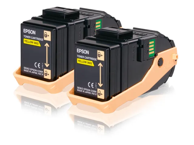 Double Pack Toner Cartridge Yellow 7.5kx2