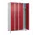 locker voor scheiding van kleding,HxBxD 1950x1200x500mm,4vak