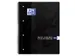 Collegeblok Oxford A4+ 4-gaats ruit 5mm 90vel zwart