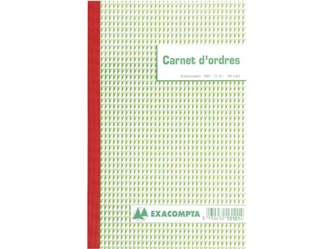 Orderboek 21x18cm 50blz Tripli