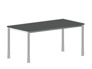 In hoogte verstelbaar bureau,HxBxD 720-840x1600x800mm,MS-donkergrijs - 2