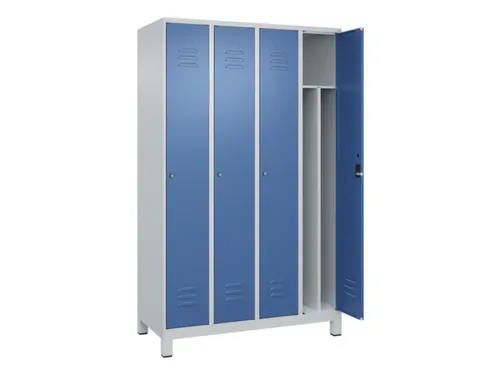 locker voor scheiding van kleding,HxBxD 1950x1200x500mm,4vak