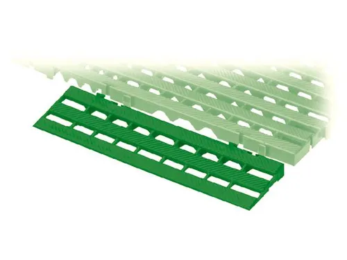 Randlijst Hd-pe Lxbxh 400x110x25mm Groen
