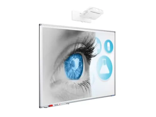 Beschrijfbaar Projectiebord 120x160cm Mat wit 4:3