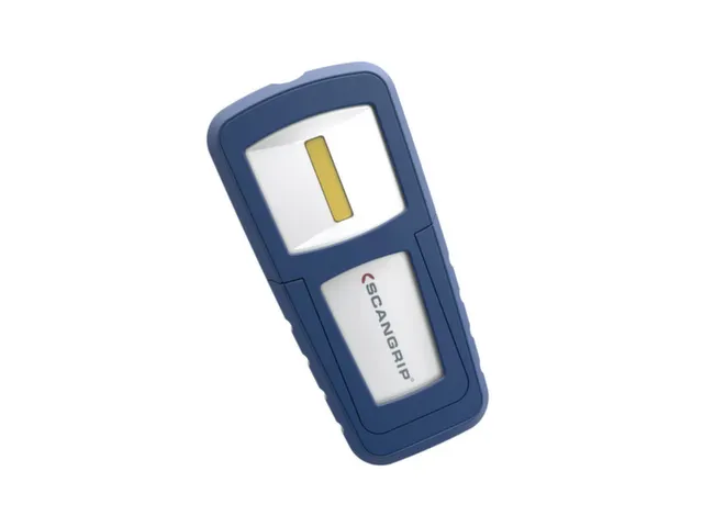 accu-werklamp,1 COB-led,200lumen,spot 75lumen,display-weergave